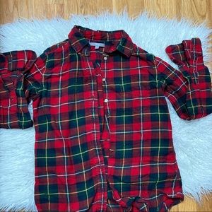 🪁  3/$12 - Uniqlo flannel shirt size xs